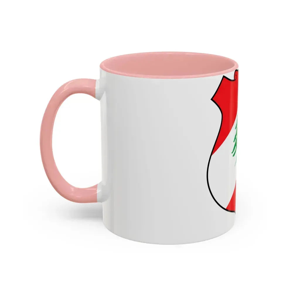 Coat of arms of Lebanon - Accent Coffee Mug - Go Mug Yourself