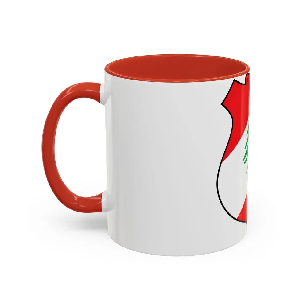 Coat of arms of Lebanon - Accent Coffee Mug - Go Mug Yourself