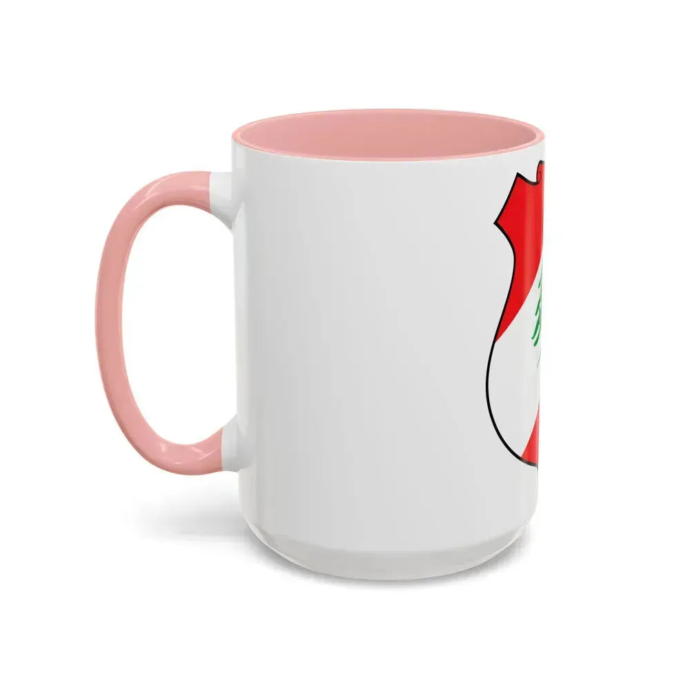 Coat of arms of Lebanon - Accent Coffee Mug - Go Mug Yourself