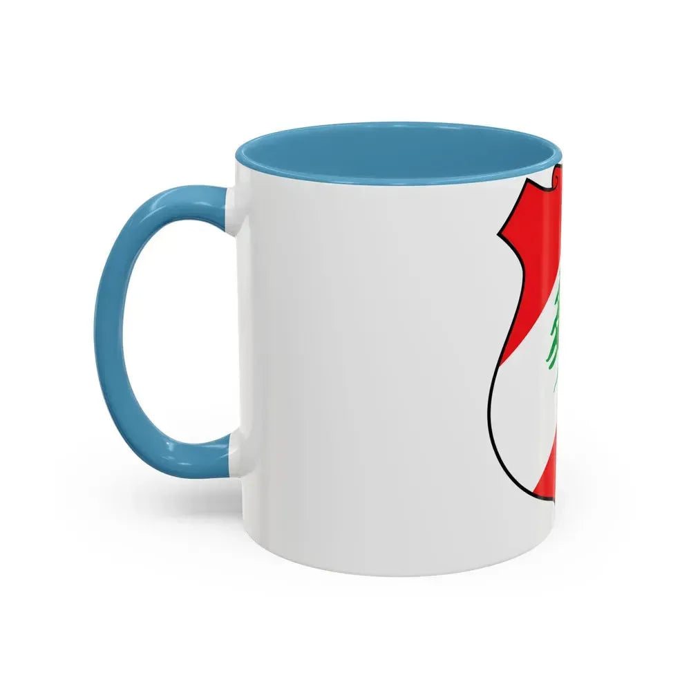 Coat of arms of Lebanon - Accent Coffee Mug - Go Mug Yourself