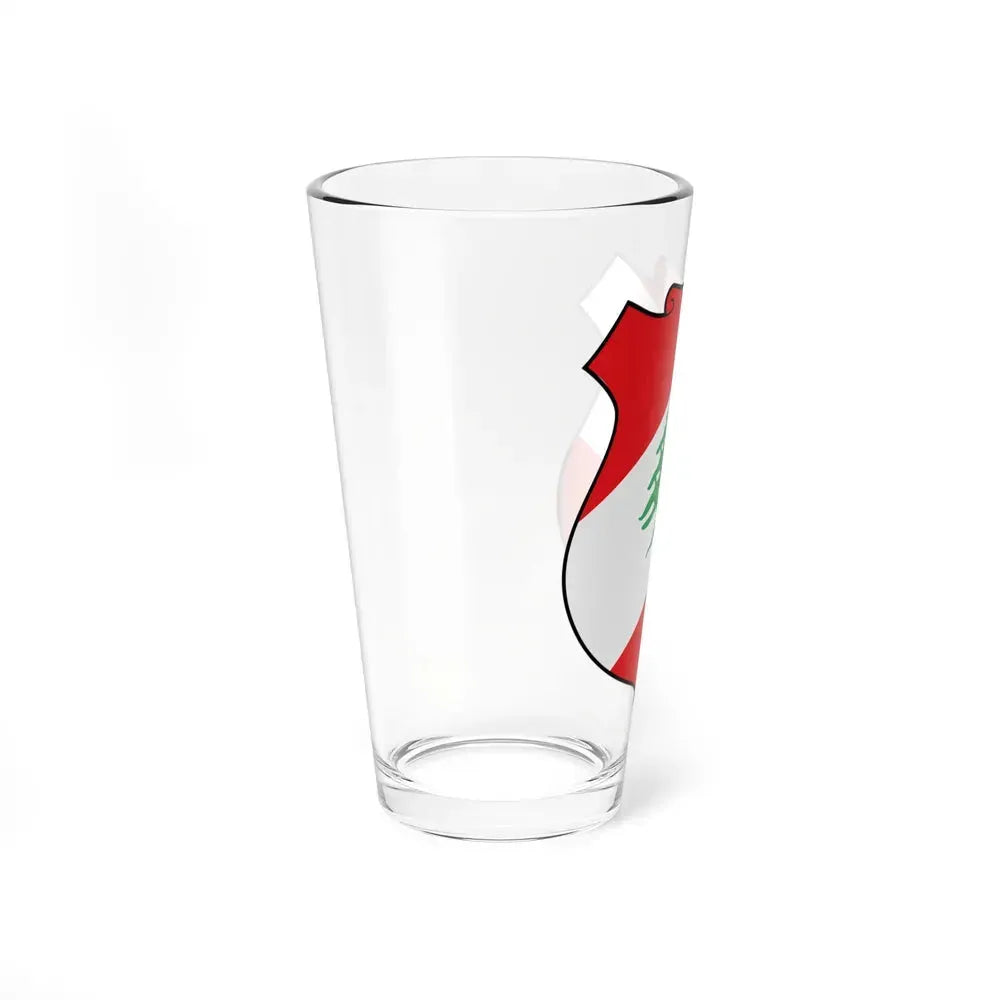 Coat of arms of Lebanon - Pint Glass 16oz - Go Mug Yourself