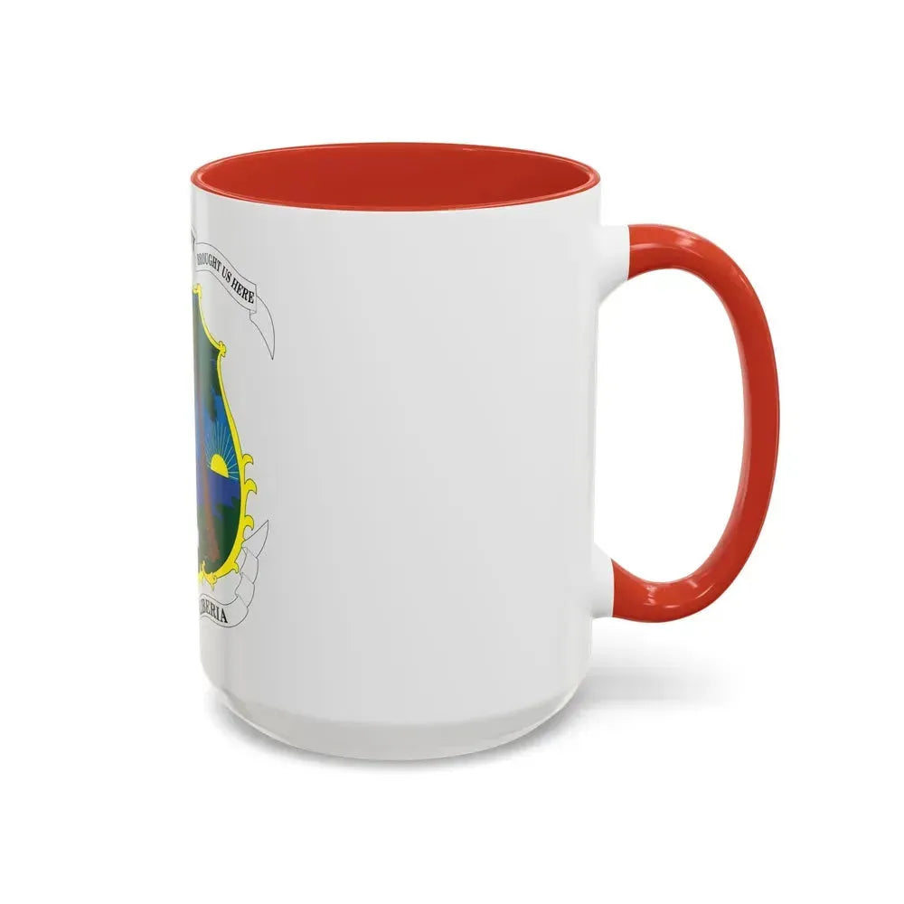 Coat of arms of Liberia - Accent Coffee Mug - Go Mug Yourself