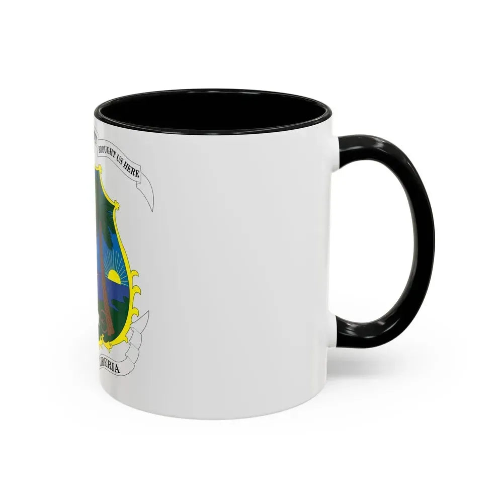 Coat of arms of Liberia - Accent Coffee Mug - Go Mug Yourself