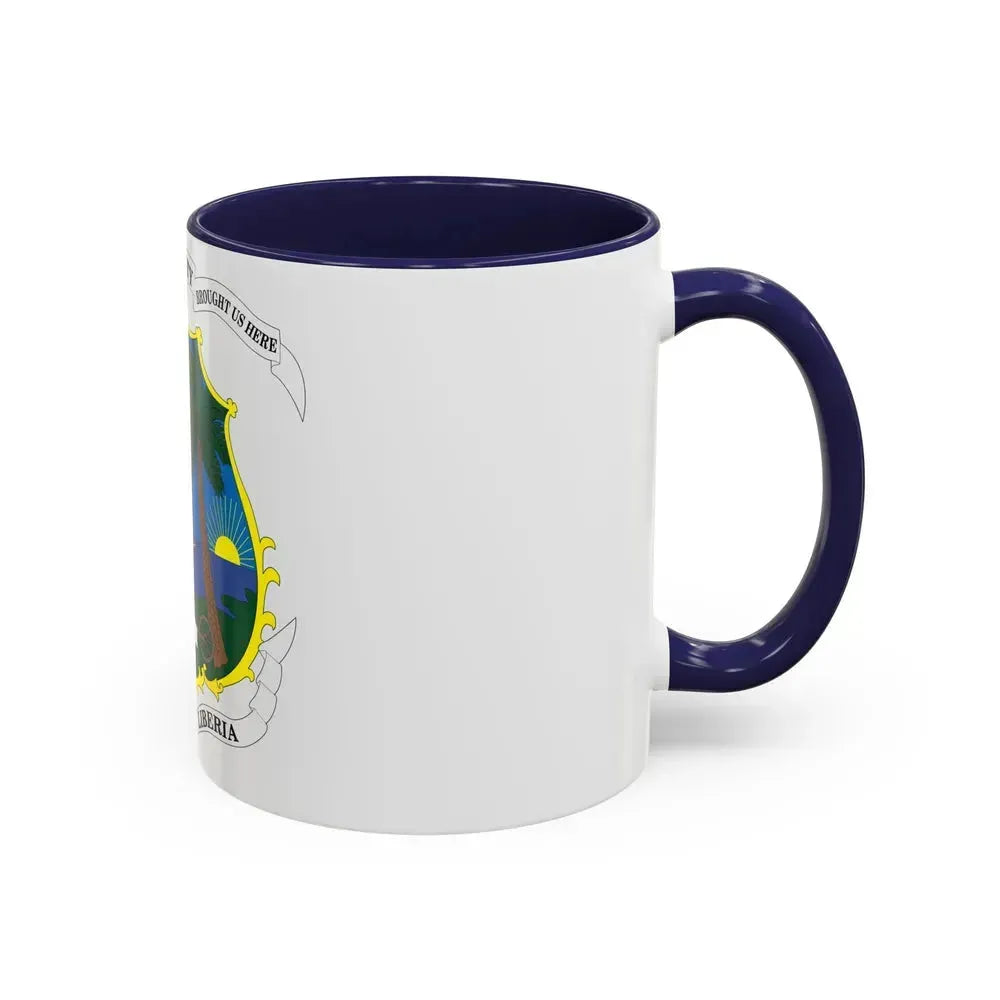 Coat of arms of Liberia - Accent Coffee Mug - Go Mug Yourself