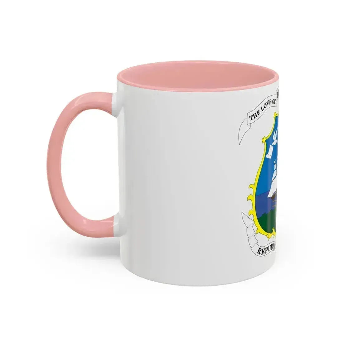 Coat of arms of Liberia - Accent Coffee Mug - Go Mug Yourself