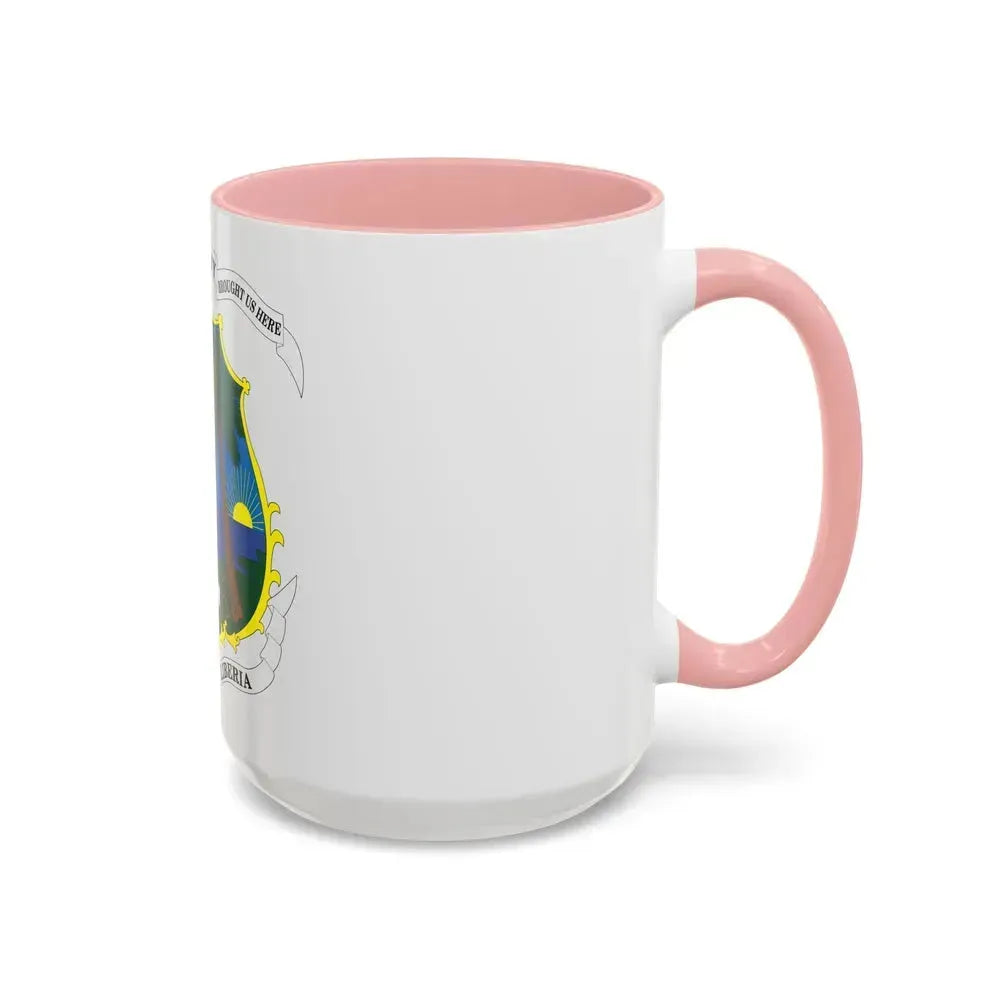 Coat of arms of Liberia - Accent Coffee Mug - Go Mug Yourself