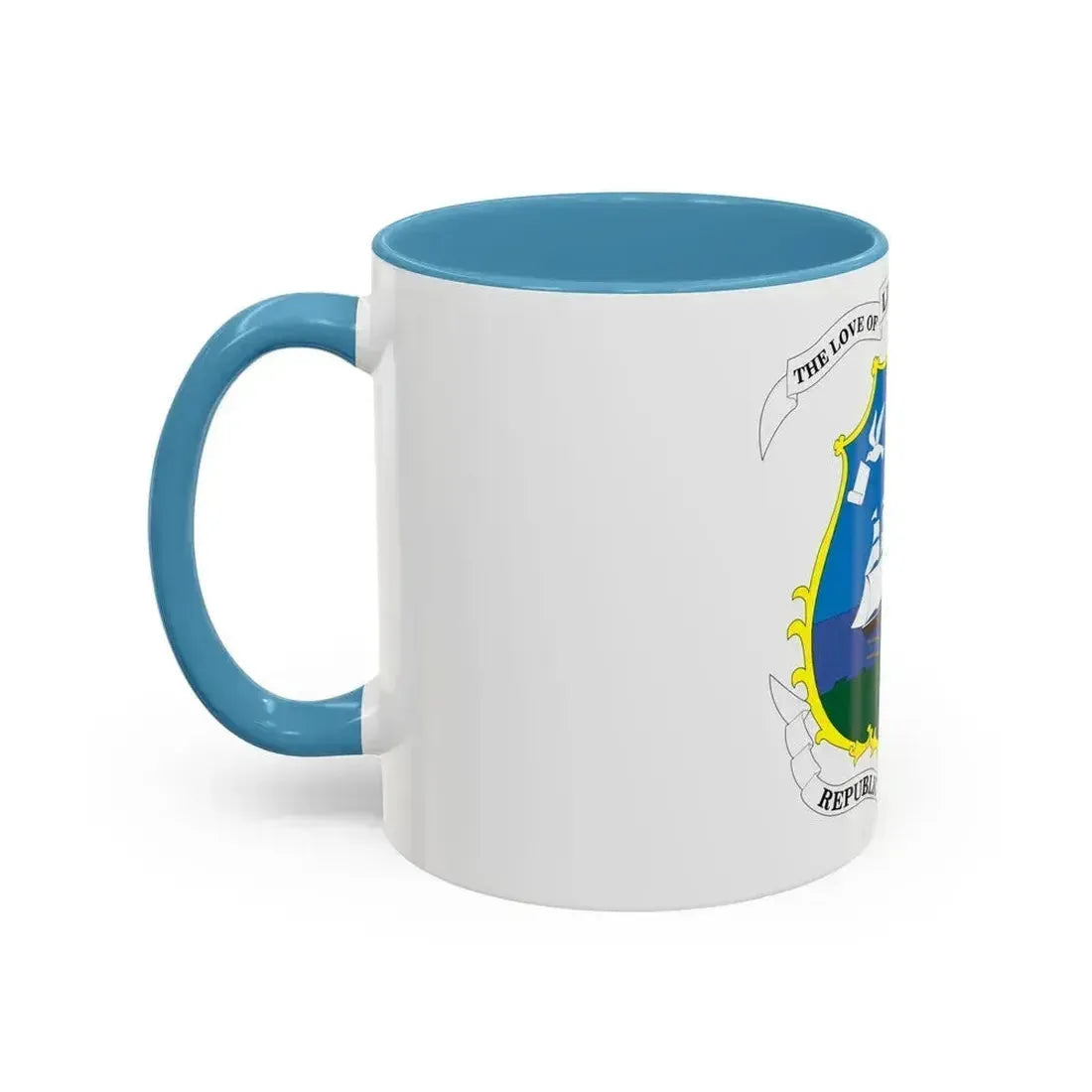Coat of arms of Liberia - Accent Coffee Mug - Go Mug Yourself