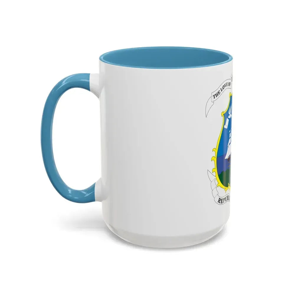 Coat of arms of Liberia - Accent Coffee Mug - Go Mug Yourself