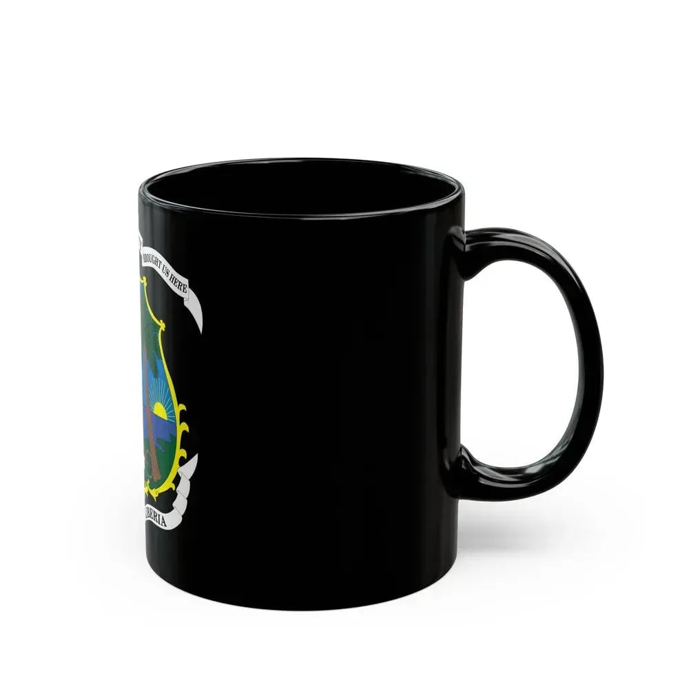 Coat of arms of Liberia - Black Coffee Mug - Go Mug Yourself