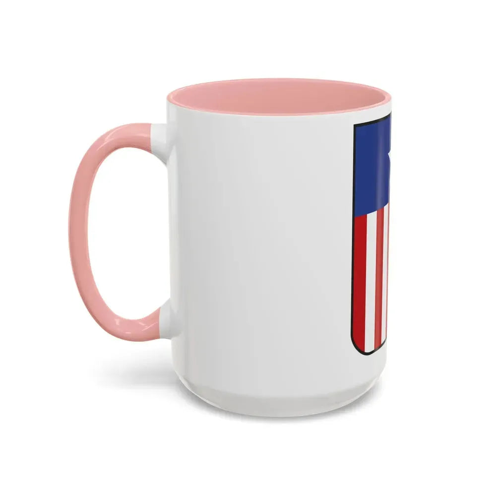 Coat of arms of Liberia in 1889 - Accent Coffee Mug - Go Mug Yourself