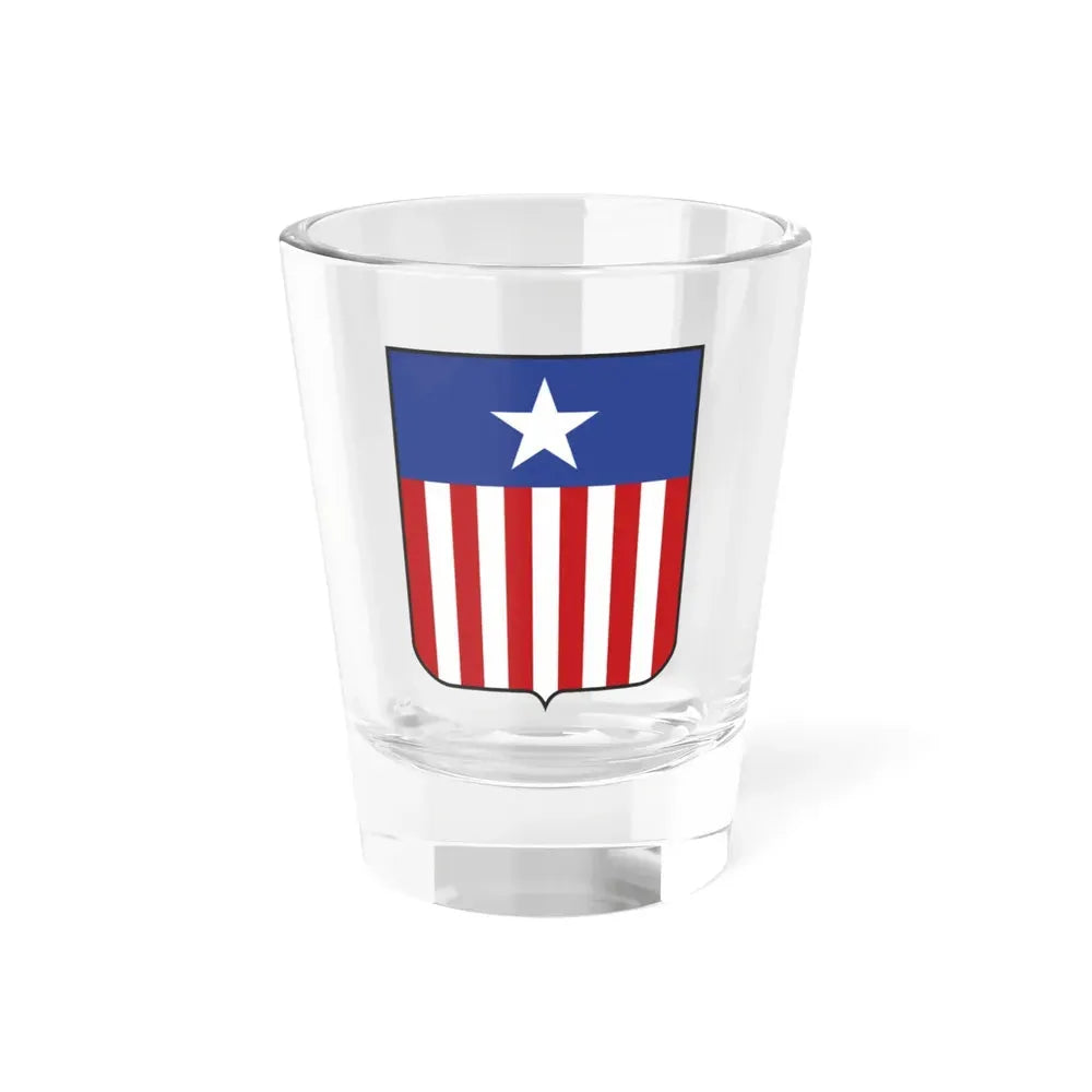 Coat of arms of Liberia in 1889 - Shot Glass 1.5oz 1.5oz - Go Mug Yourself