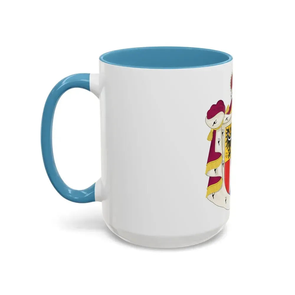 Coat of arms of Liechtenstein - Accent Coffee Mug - Go Mug Yourself