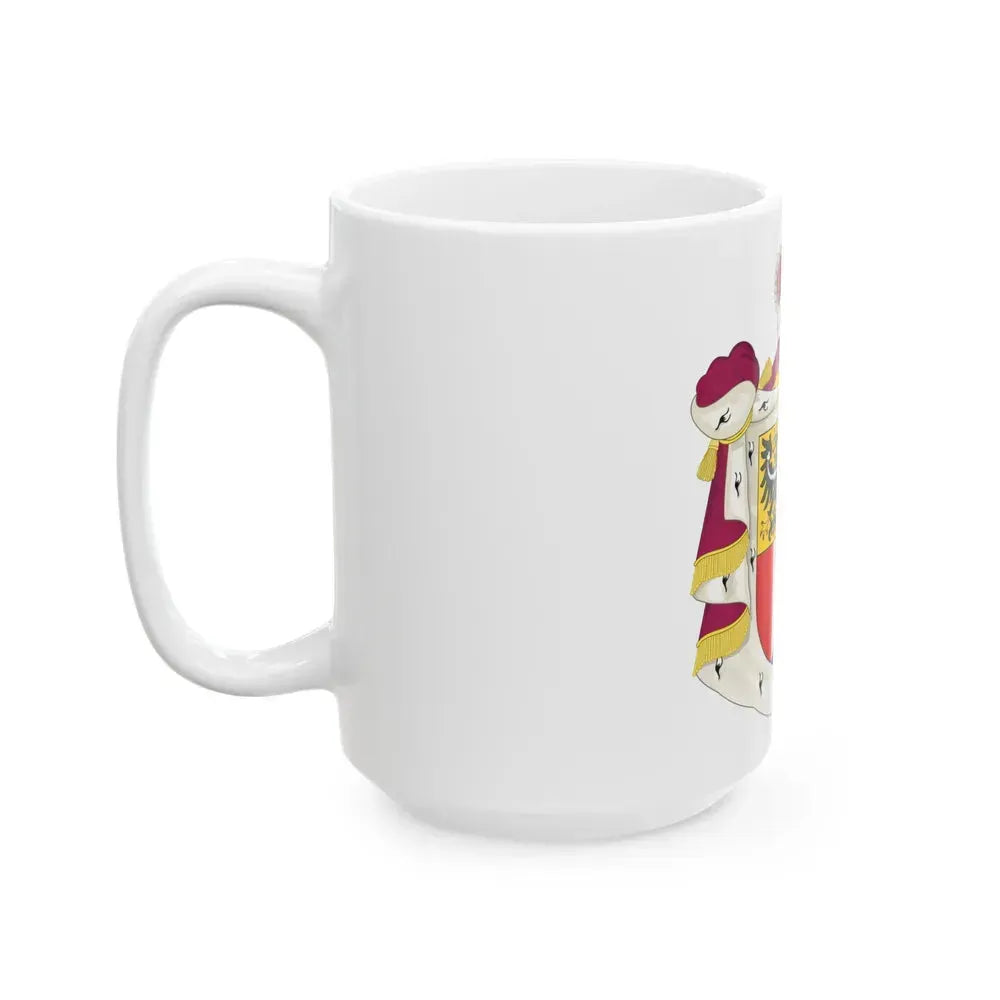 Coat of arms of Liechtenstein - White Coffee Mug - Go Mug Yourself