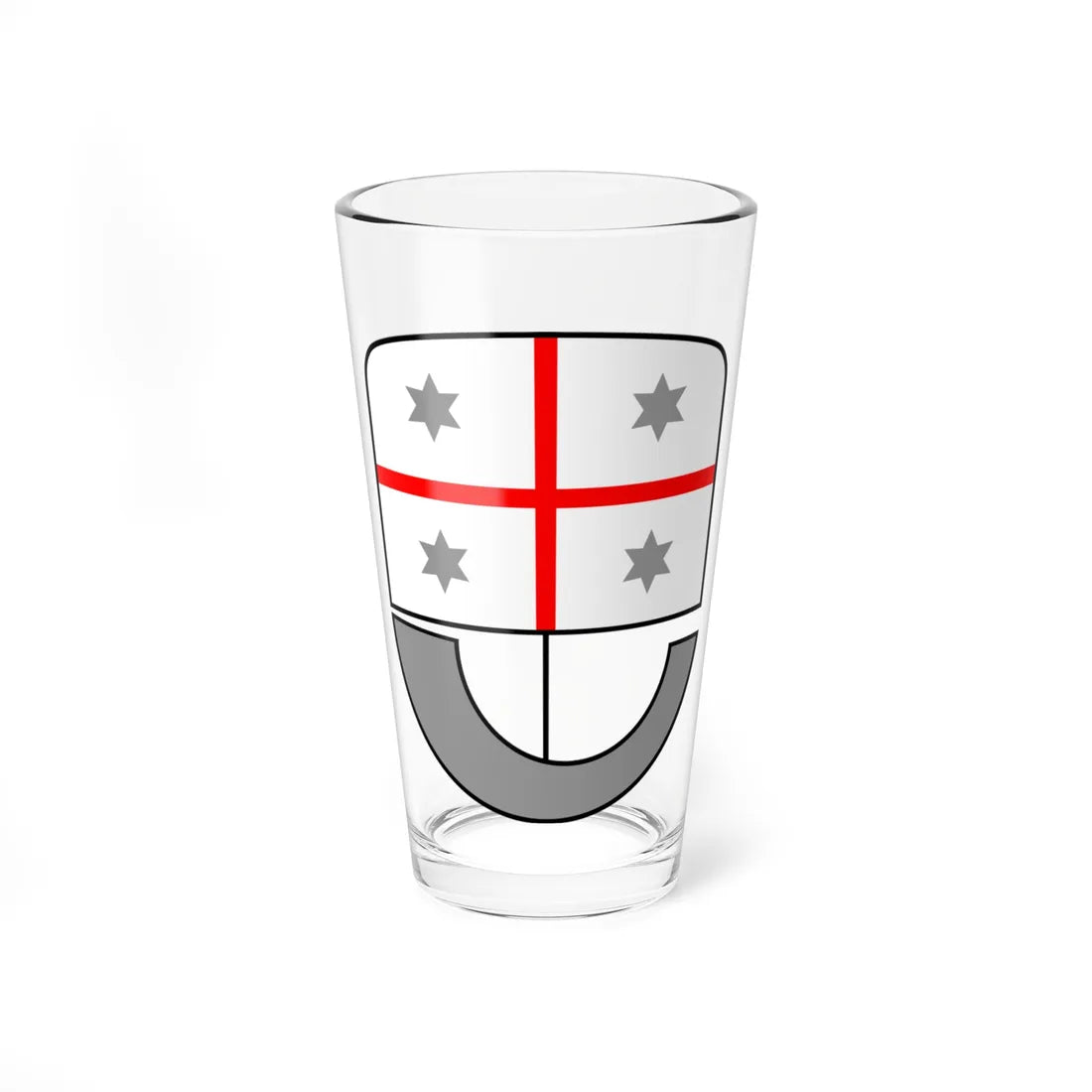 Coat of arms of Liguria (Italy) (Coat of Arms) Pint Glass 16oz 16oz - Go Mug Yourself