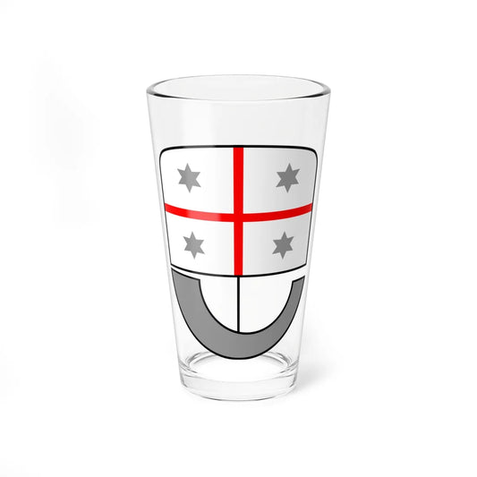 Coat of arms of Liguria (Italy) (Coat of Arms) Pint Glass 16oz 16oz - Go Mug Yourself