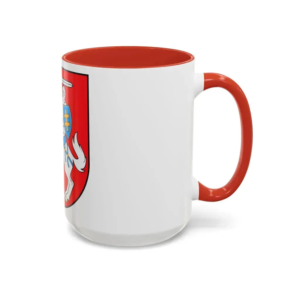 Coat of arms of Lithuania - Accent Coffee Mug - Go Mug Yourself