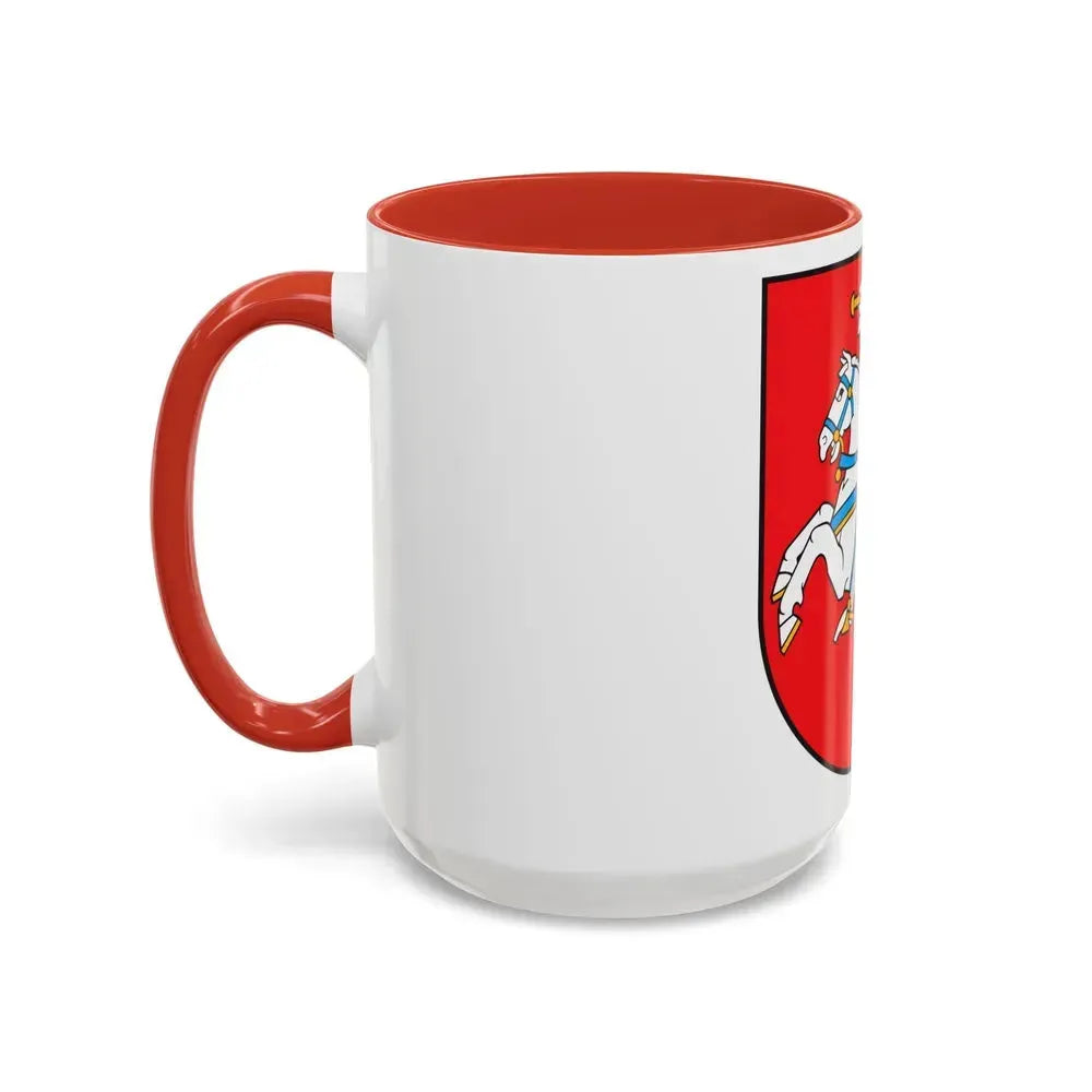 Coat of arms of Lithuania - Accent Coffee Mug - Go Mug Yourself