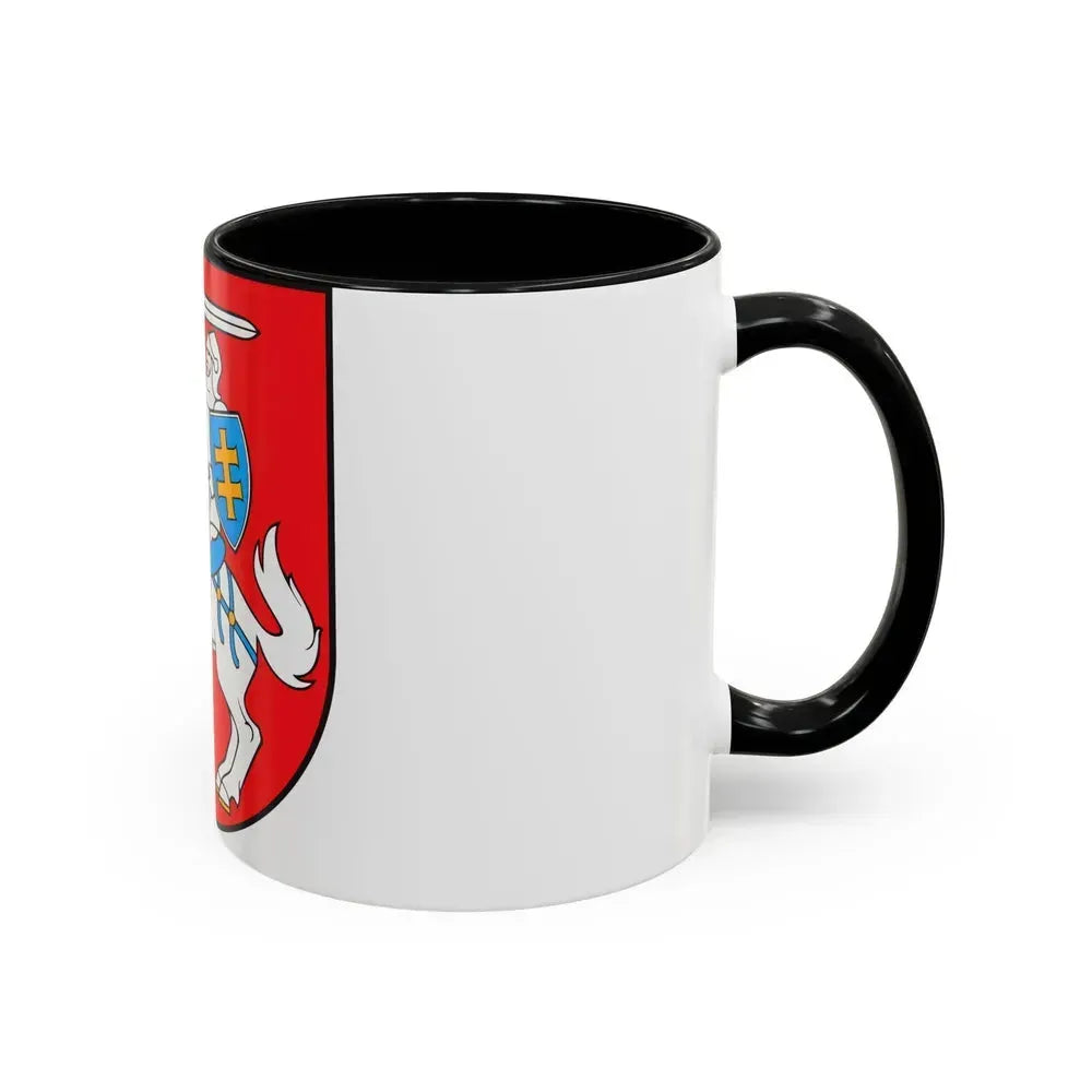 Coat of arms of Lithuania - Accent Coffee Mug - Go Mug Yourself