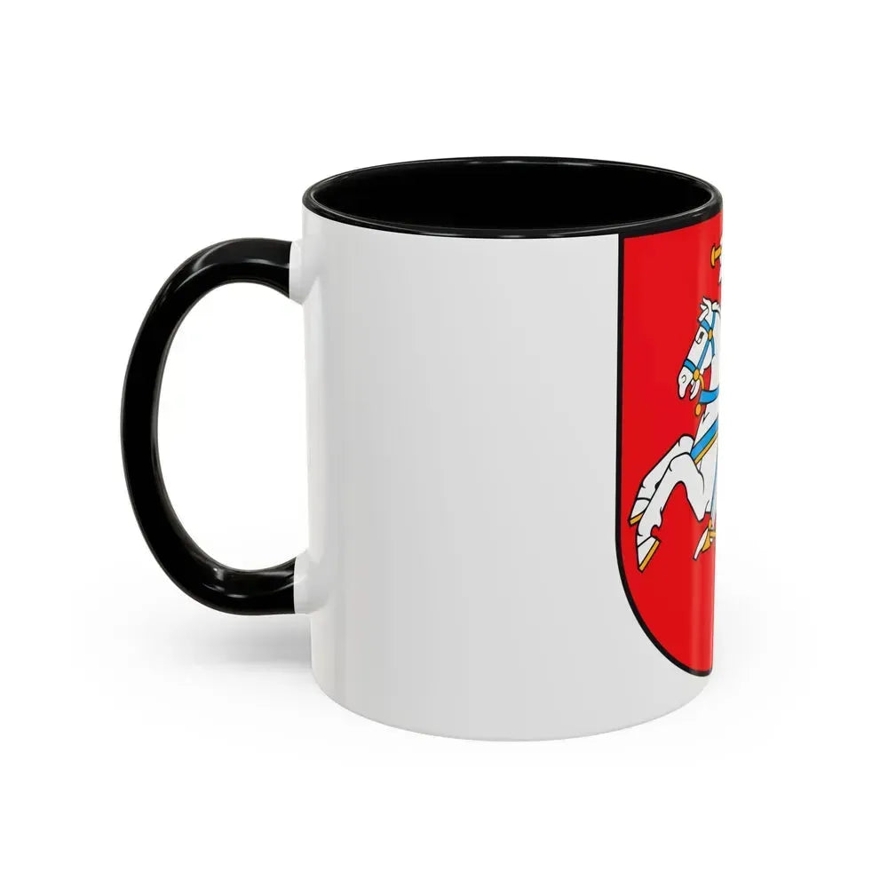Coat of arms of Lithuania - Accent Coffee Mug - Go Mug Yourself