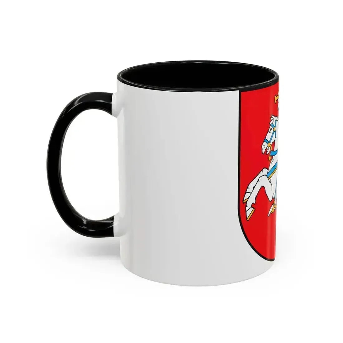 Coat of arms of Lithuania - Accent Coffee Mug - Go Mug Yourself