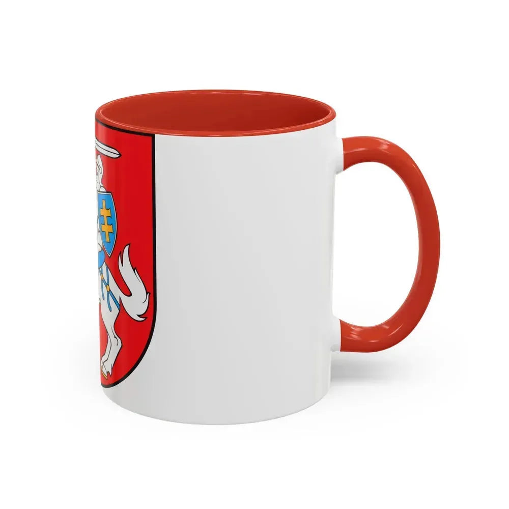 Coat of arms of Lithuania - Accent Coffee Mug - Go Mug Yourself