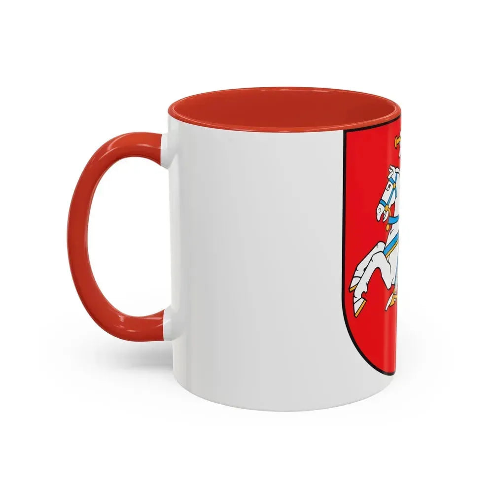 Coat of arms of Lithuania - Accent Coffee Mug - Go Mug Yourself