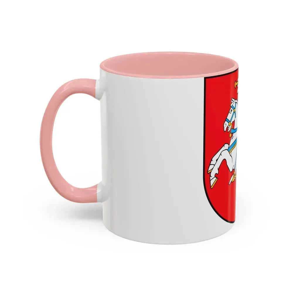 Coat of arms of Lithuania - Accent Coffee Mug - Go Mug Yourself