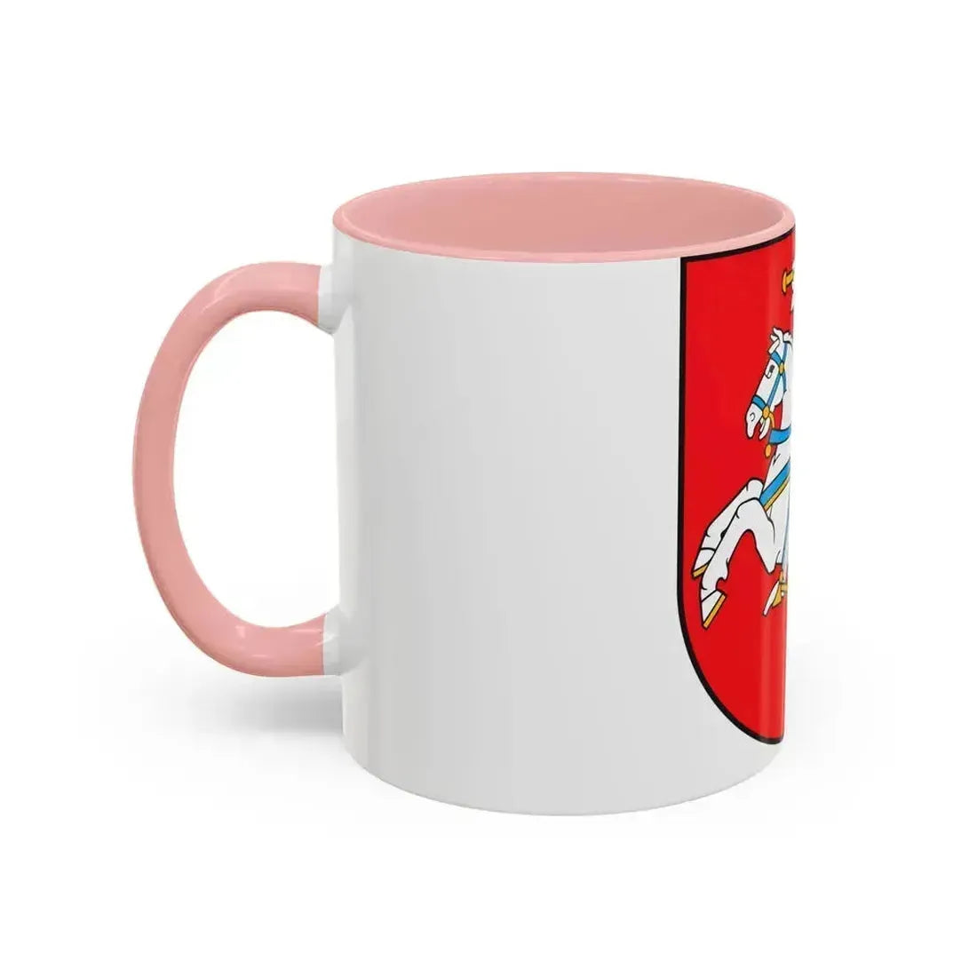 Coat of arms of Lithuania - Accent Coffee Mug - Go Mug Yourself