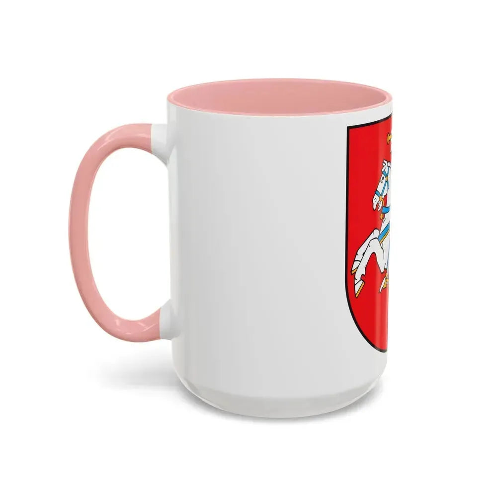 Coat of arms of Lithuania - Accent Coffee Mug - Go Mug Yourself