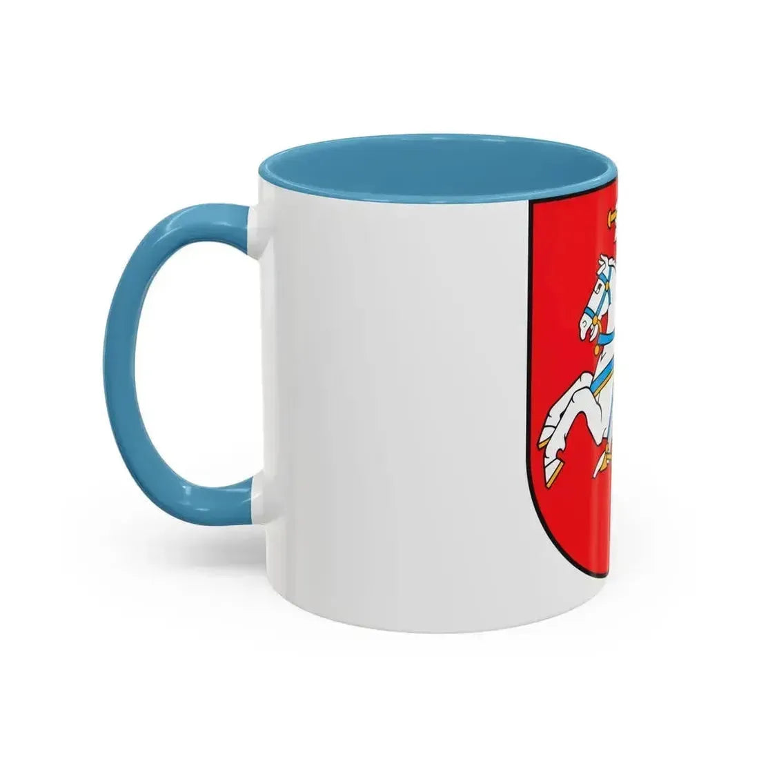 Coat of arms of Lithuania - Accent Coffee Mug - Go Mug Yourself