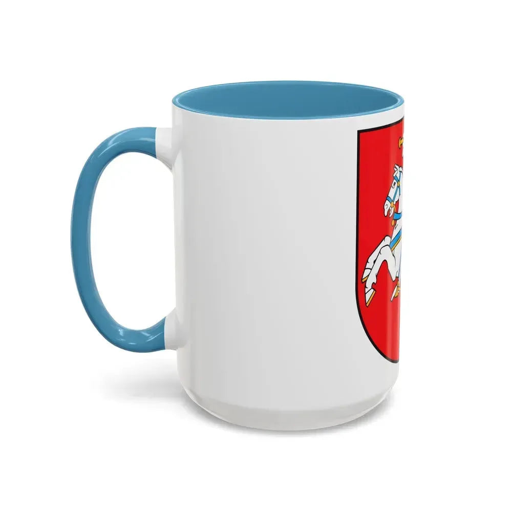 Coat of arms of Lithuania - Accent Coffee Mug - Go Mug Yourself