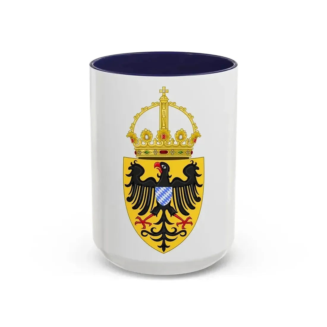 Coat of arms of Louis IV, Holy Roman Emperor - Accent Coffee Mug 15oz Navy - Go Mug Yourself