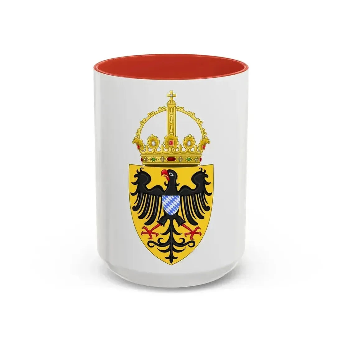 Coat of arms of Louis IV, Holy Roman Emperor - Accent Coffee Mug 15oz Red - Go Mug Yourself
