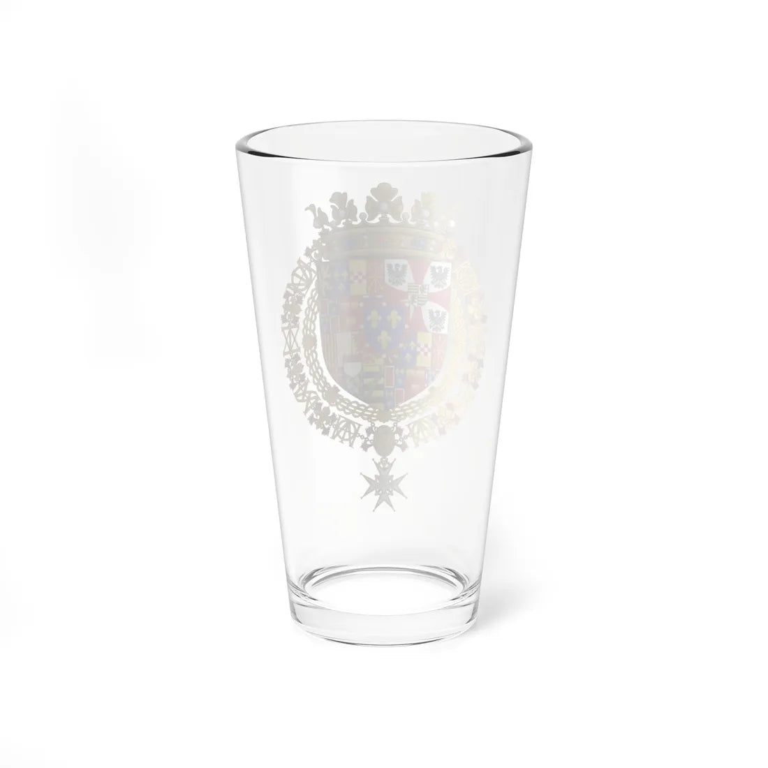 Coat of Arms of Ludovic Gonzague duke of Nevers and Rethel (Italy) (Coat of Arms) Pint Glass 16oz - Go Mug Yourself