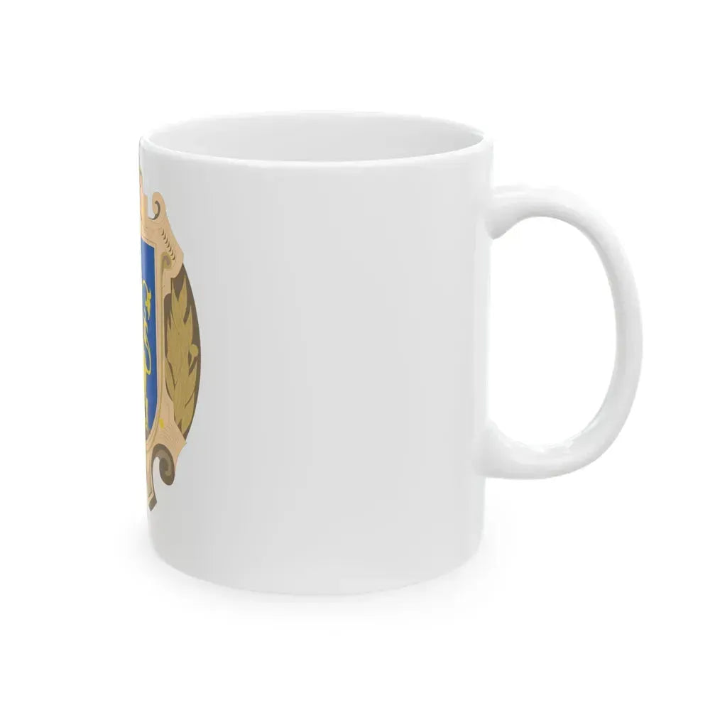 Coat of Arms of Lviv Oblast - White Coffee Mug - Go Mug Yourself
