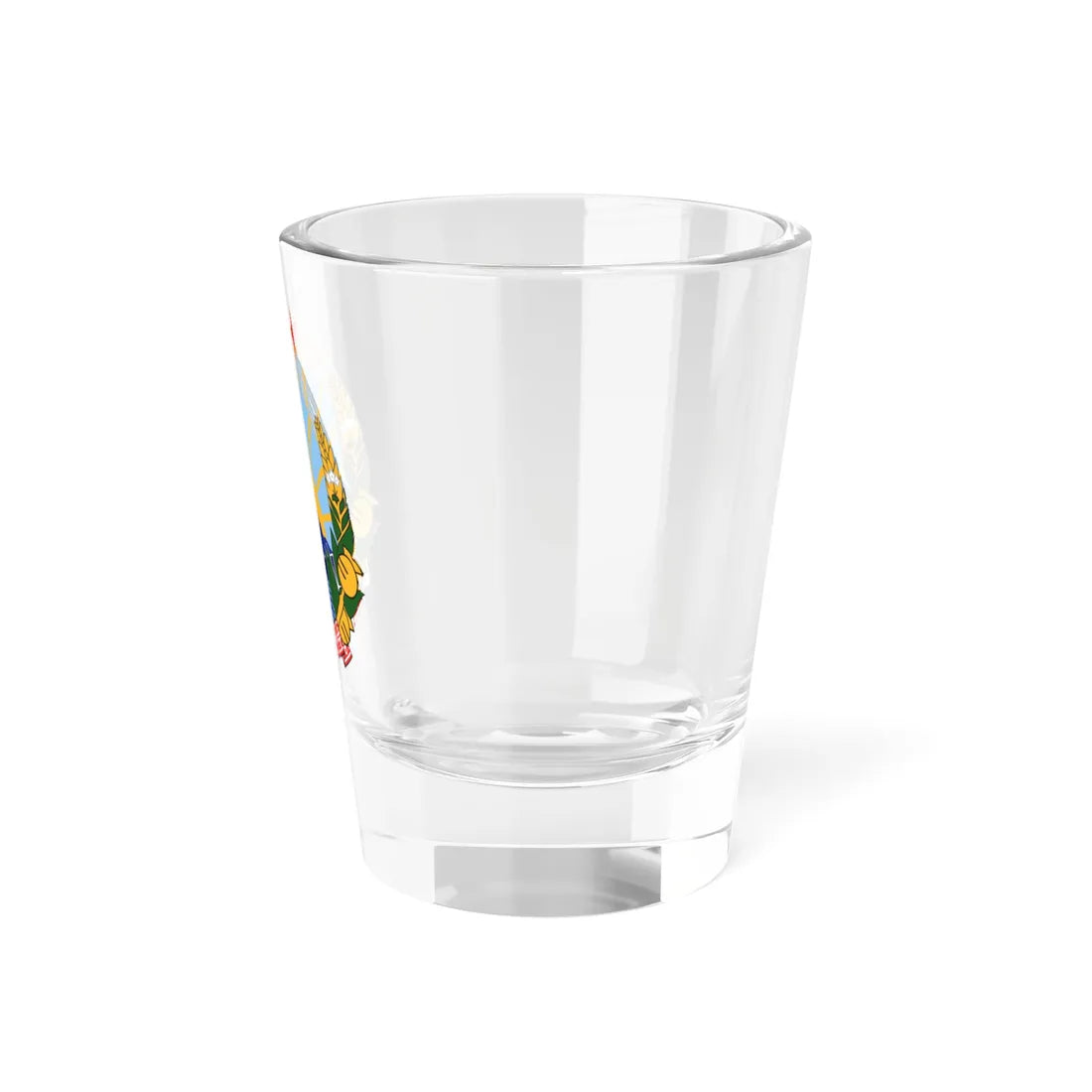 Coat of arms of Macedonia 1946-2009 (Yugoslavia) (Coat of Arms) Shot Glass 1.5oz - Go Mug Yourself