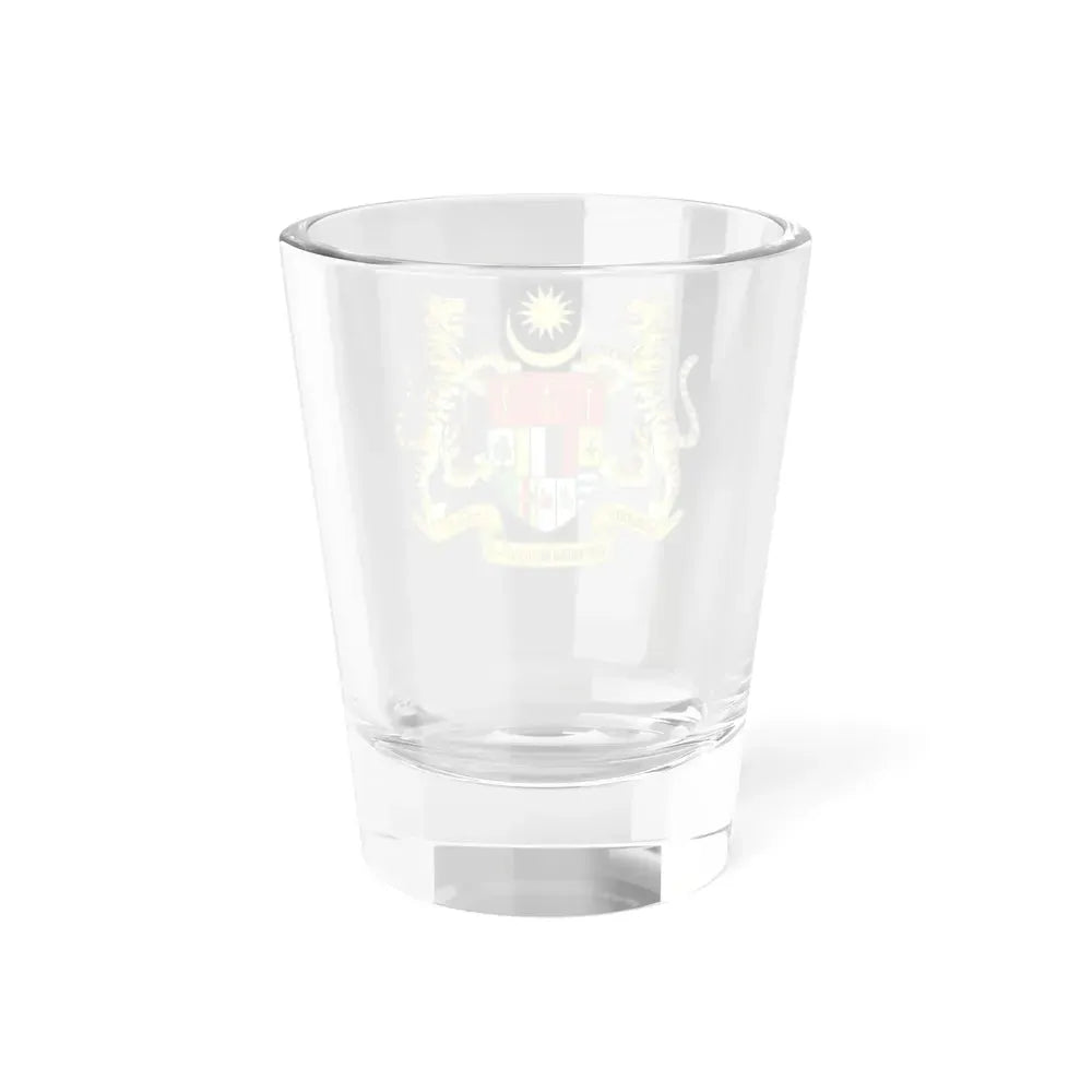 Coat of arms of Malaysia (1965-1973) - Shot Glass 1.5oz - Go Mug Yourself