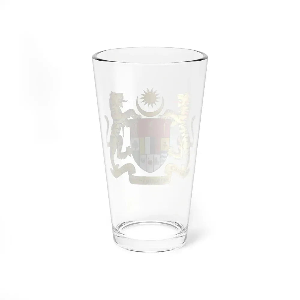 Coat of arms of Malaysia (1973-1982) - Pint Glass 16oz - Go Mug Yourself