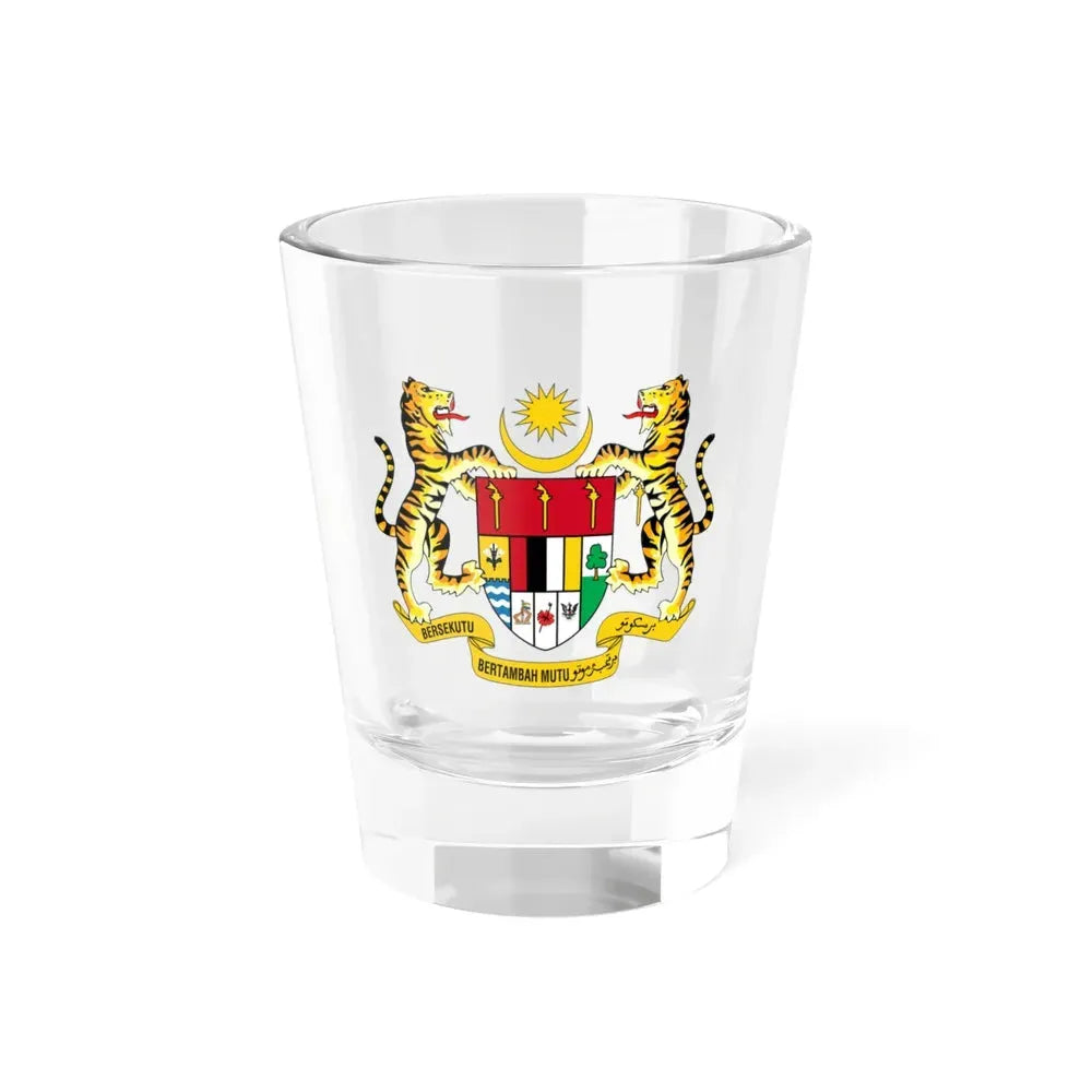 Coat of arms of Malaysia (1973-1982) - Shot Glass 1.5oz 1.5oz - Go Mug Yourself