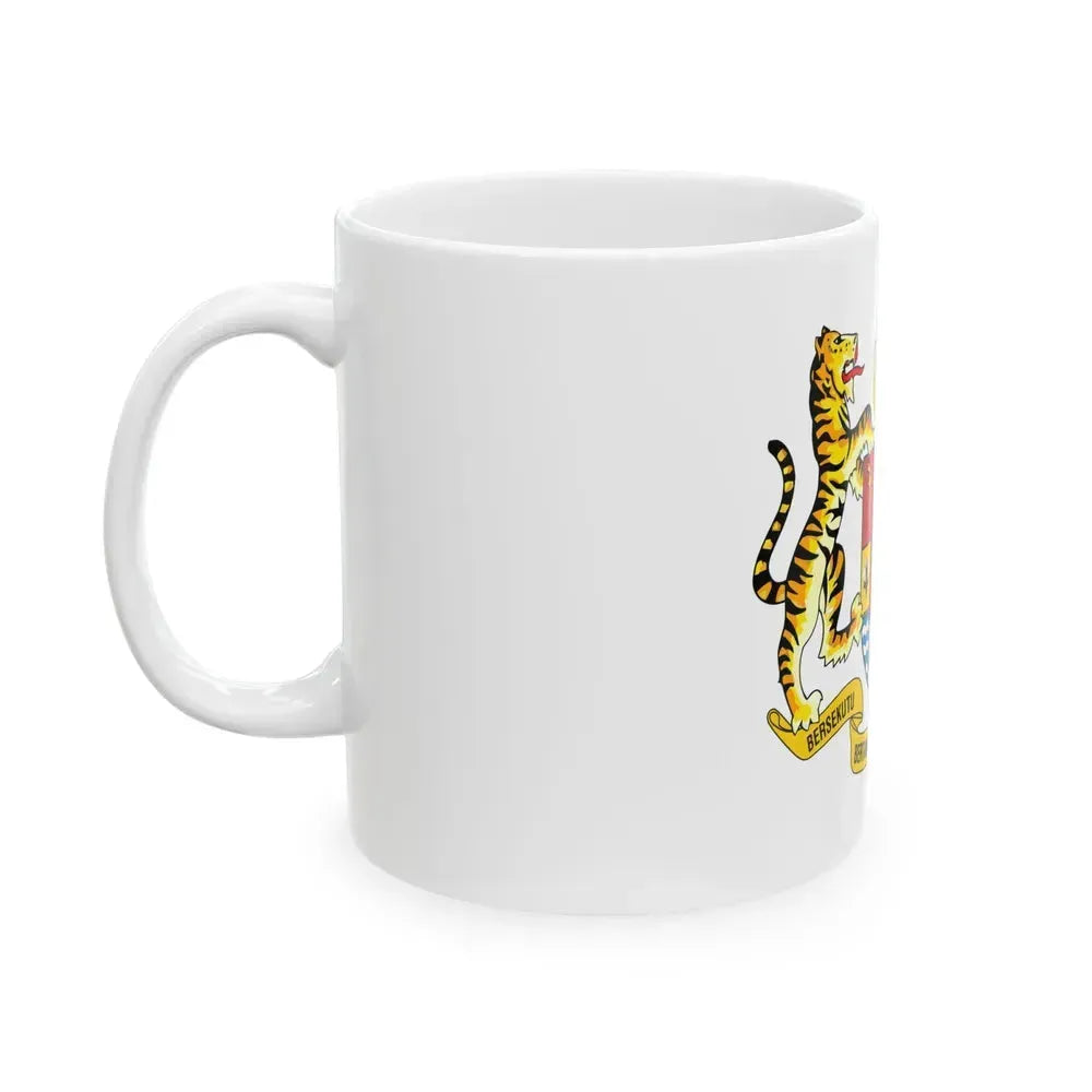 Coat of arms of Malaysia (1973-1982) - White Coffee Mug - Go Mug Yourself