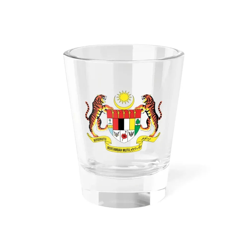 Coat of arms of Malaysia (1982-1988) - Shot Glass 1.5oz 1.5oz - Go Mug Yourself