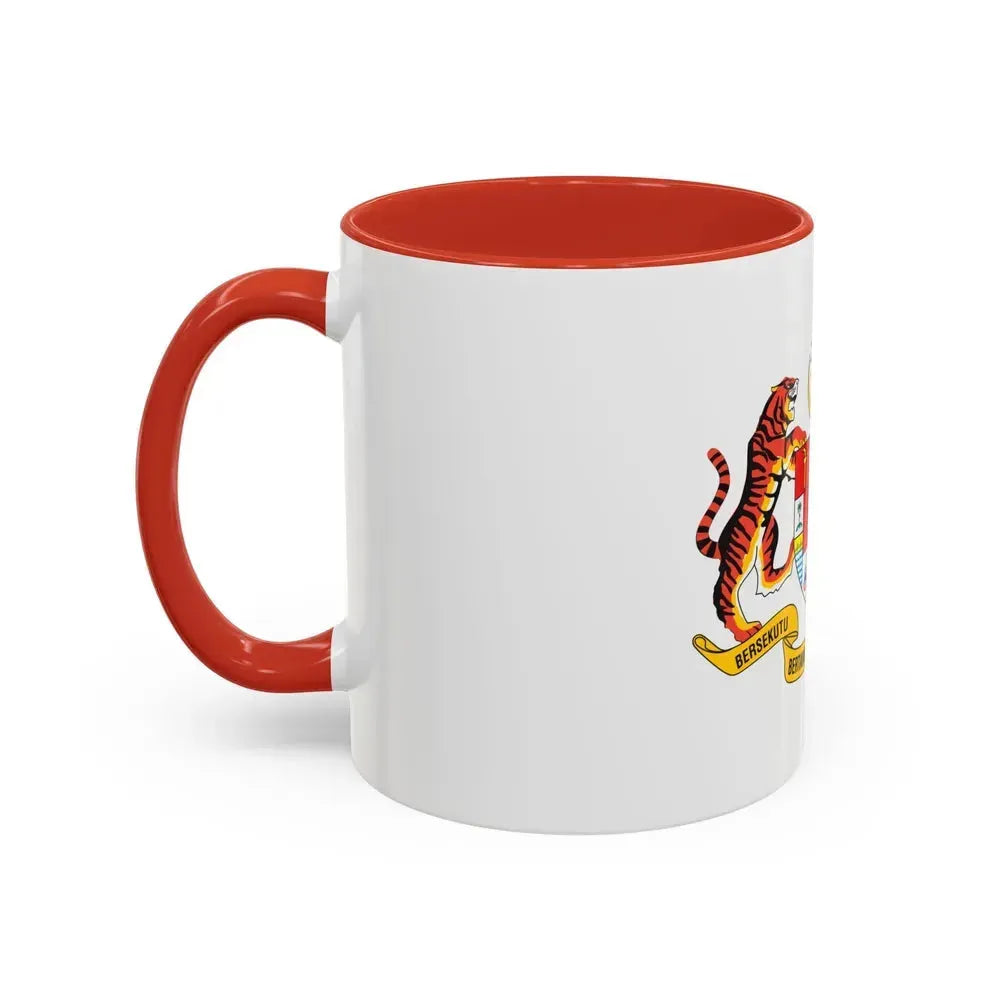 Coat of arms of Malaysia - Accent Coffee Mug - Go Mug Yourself