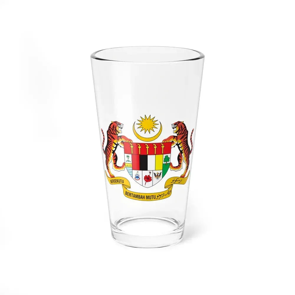 Coat of arms of Malaysia - Pint Glass 16oz 16oz - Go Mug Yourself