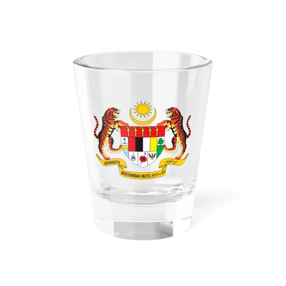 Coat of arms of Malaysia - Shot Glass 1.5oz 1.5oz - Go Mug Yourself