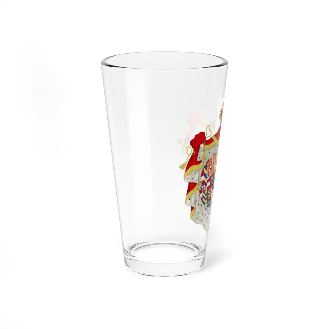 Coat of Arms of Maria Sophie Queen of the Two Sicilies (Italy) (Coat of Arms) Pint Glass 16oz - Go Mug Yourself