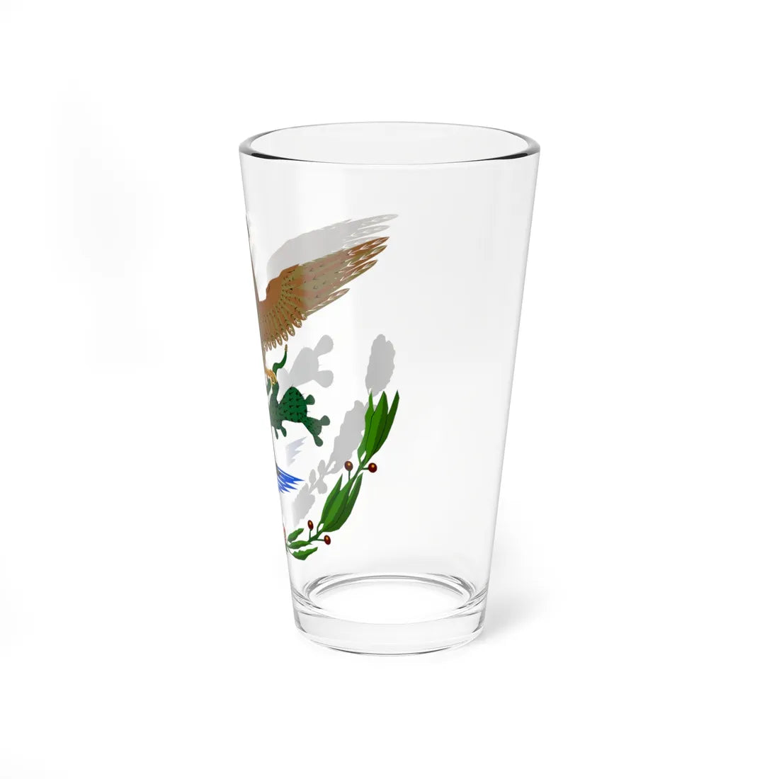 Coat of arms of Mexico 1893-1916 (Mexico) (Coat of Arms) Pint Glass 16oz - Go Mug Yourself