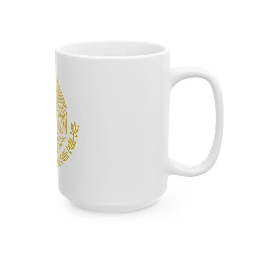 Coat of arms of Mexico 2 - White Coffee Mug - Go Mug Yourself