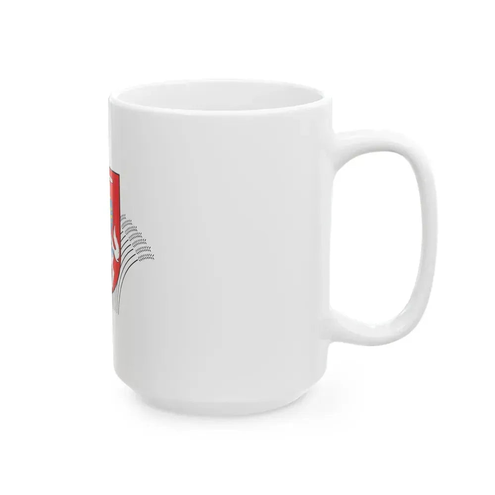 Coat of Arms of Ministry of Agriculture Lithuania - White Coffee Mug - Go Mug Yourself