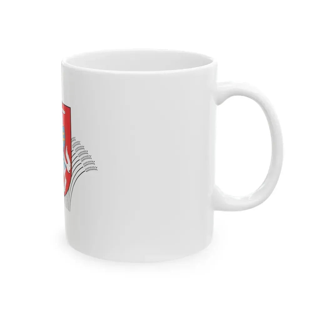 Coat of Arms of Ministry of Agriculture Lithuania - White Coffee Mug - Go Mug Yourself