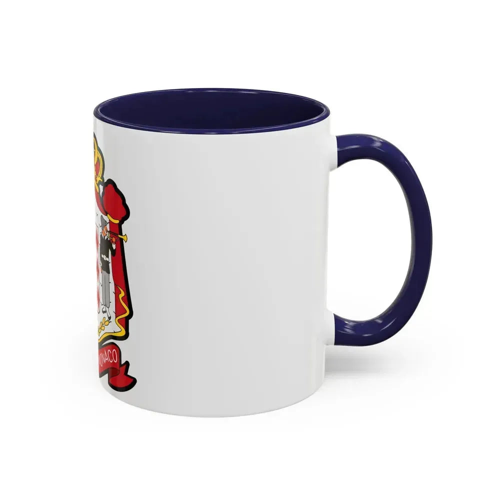 Coat of arms of Monaco - Accent Coffee Mug - Go Mug Yourself